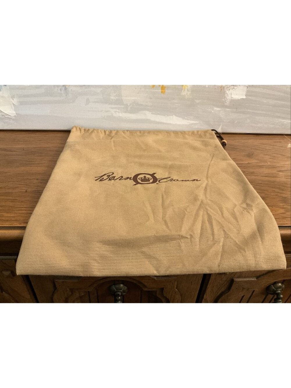 Born Crown Mesh Storage Bag For Shoes Or Purse With Draw Sting At Top
